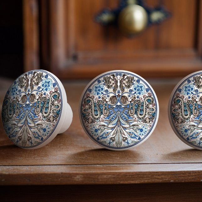 Enchanting Kaleidoscope Lejon & Snakes De Morgan Knopp (Skapare uppladdad)