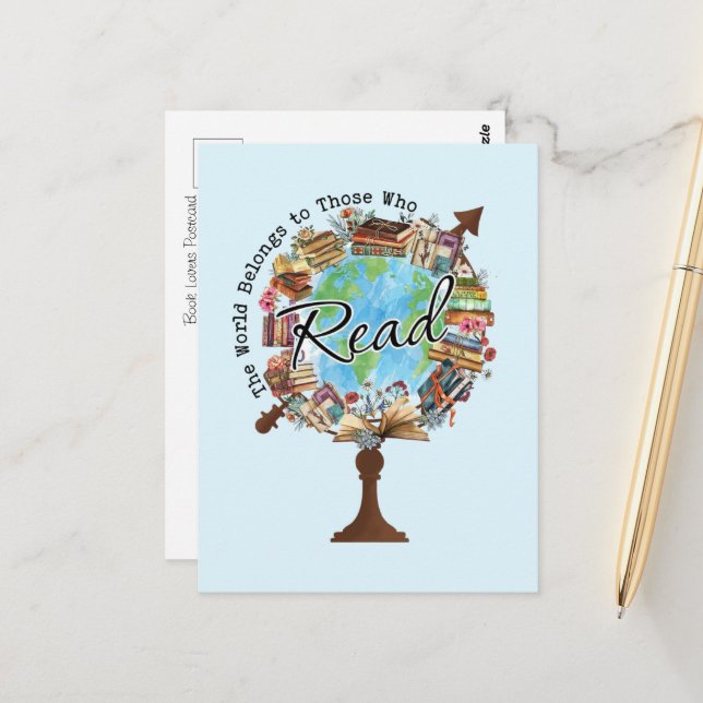 Enchanting Literary Vykort (Fram/Back In Situ)