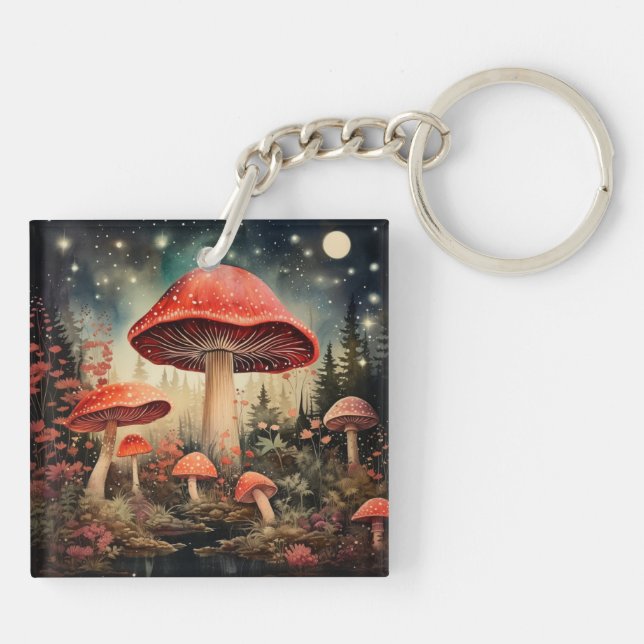 Enchanting Magic Fairy Mushroom Background (Baksidan)