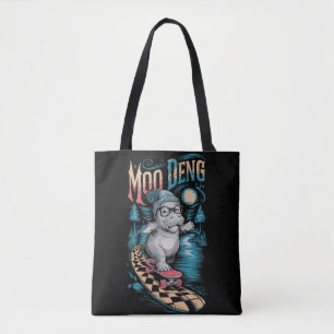 Enchanting Moo Deng Hippo Tygkasse