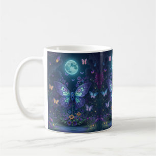 Enchanting Moonlit Fairy Kaffemugg