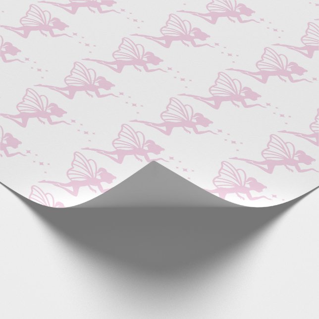 Enchanting Rosa Fairy Dust Presentpapper (Hörn)