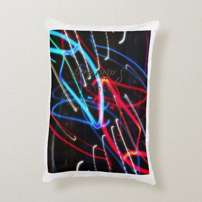 "Enchanting Sunset Bloom Pillow Cover" Prydnadskudde (Baksidan(Vertikal))
