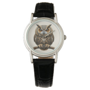 Enchanting Uggla Nature Älskare Delight Armbandsur