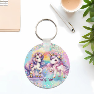 Enchanting Unicorn Nyckelring