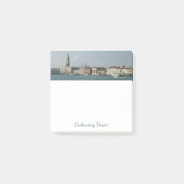 Enchanting Venice Skyline Square Post-it Block