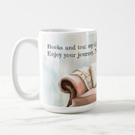 Enchanting Watercolor Booklover Mugg