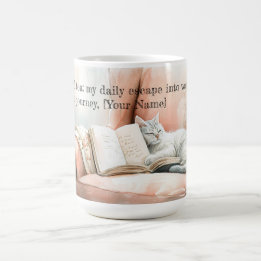 Enchanting Watercolor Booklover Mugg