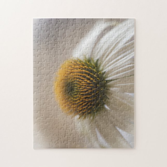 Enchanting White Swan Echinacea Puzzle Pussel (Vertikal)