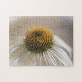 Enchanting White Swan Echinacea Puzzle Pussel