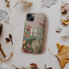 Enchanting Woodland Scene Färgpenna Monogram