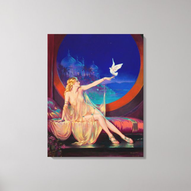 Enchantment Arabian Haseki Sultans Princess 1925 Canvastryck (Framsida)