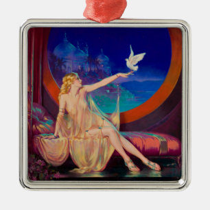 Enchantment Arabian Haseki Sultans Princess 1925 Julgransprydnad Metall