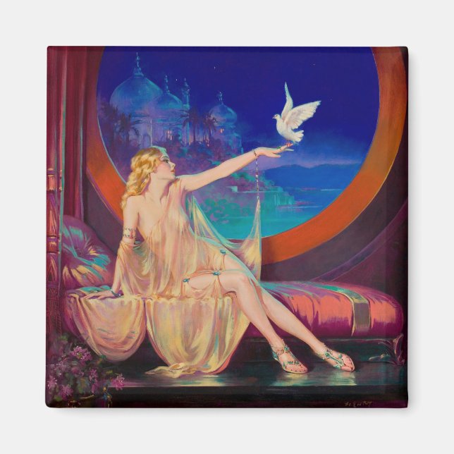 Enchantment Arabian Haseki Sultans Princess 1925 Magnet (Framsidan)