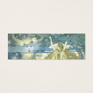 Enchantment art nouveau magi litet visitkort