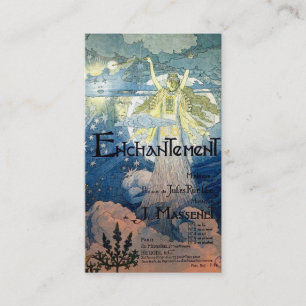 Enchantment art nouveau magi visitkort