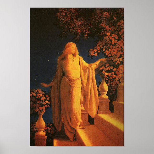 Enchantment (Cinderella) Maxfield Parrish Fine Art Poster (Framsidan)