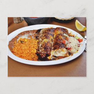 Enchiladas Ris Böna Vykort