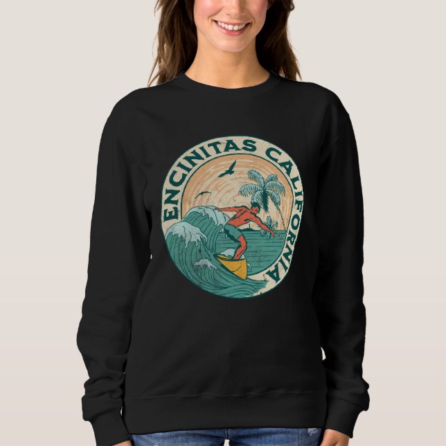 Encinitas California  2 T Shirt (Framsida)