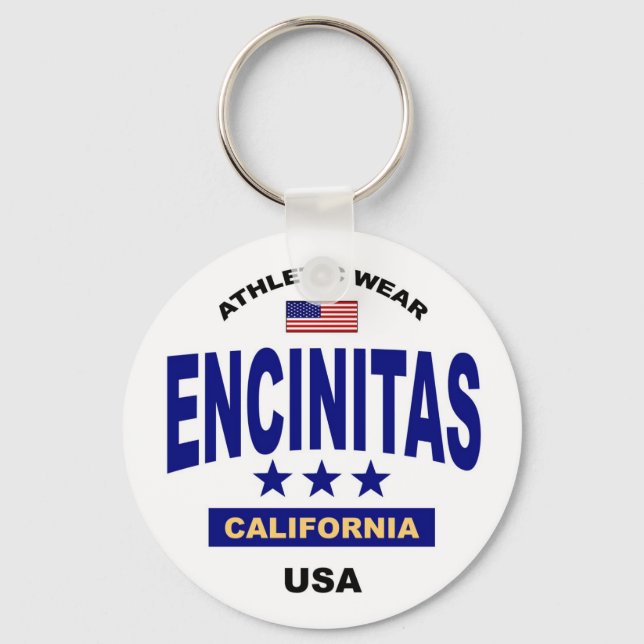Encinitas California Nyckelring (Framsida)