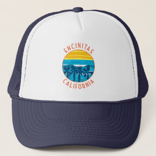 Encinitas California Retro Distress Circle Keps