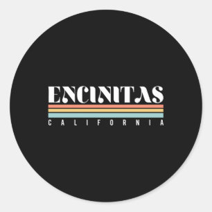 Encinitas California Runt Klistermärke