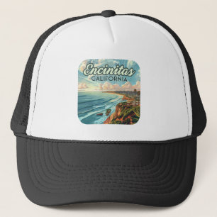 Encinitas California San Diego Beach Vintage Keps