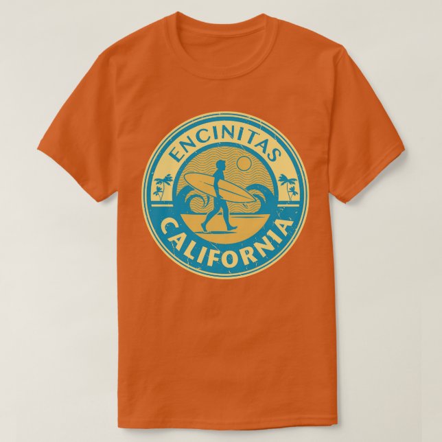 Encinitas California T Shirt (Design framsida)