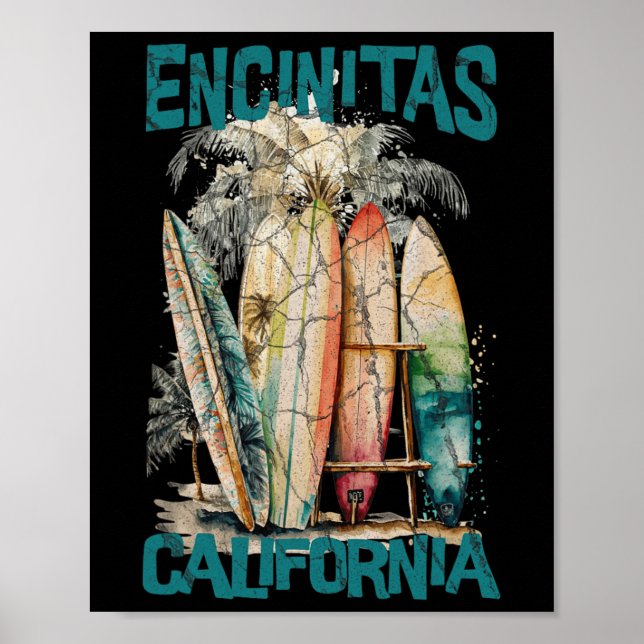 Encinitas Kalifornien _1  Poster (Framsidan)