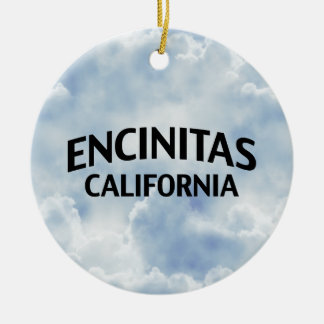 Encinitas Kalifornien Julgransprydnad Keramik