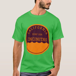 Encinitas Kalifornien Vintage Retro Surf USA Resa T Shirt