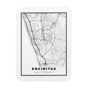 Encinitas Karta Magnet