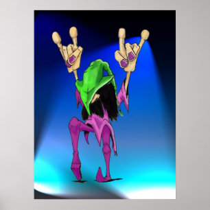 Encore Blue Ljus Poster