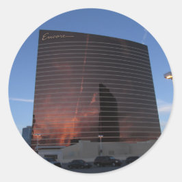 Encore Las Vegas-dekal Runt Klistermärke