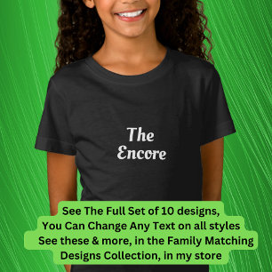 Encore Mic Drop etc Matching Music Family T Shirt