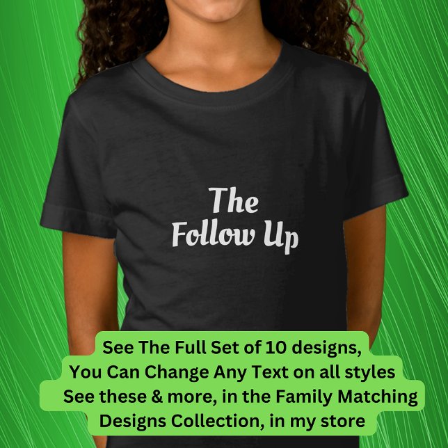 Encore, uppföljning etc. Matchning av musikfamilje T Shirt (Skapare uppladdad)