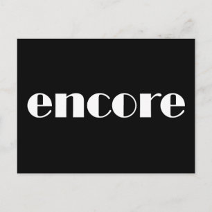 Encore-vykort Vykort