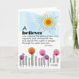 Encouragement for Believers Card Kort