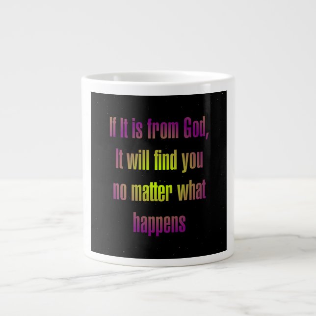 Encouragement Quote # 103 Jumbo Mugg (Framsidan)