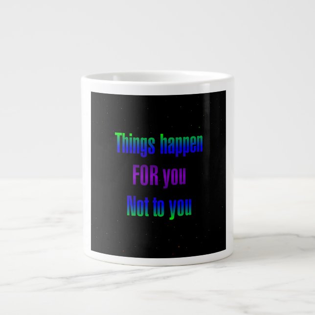 Encouragement Quote # 158 Jumbo Mugg (Framsidan)