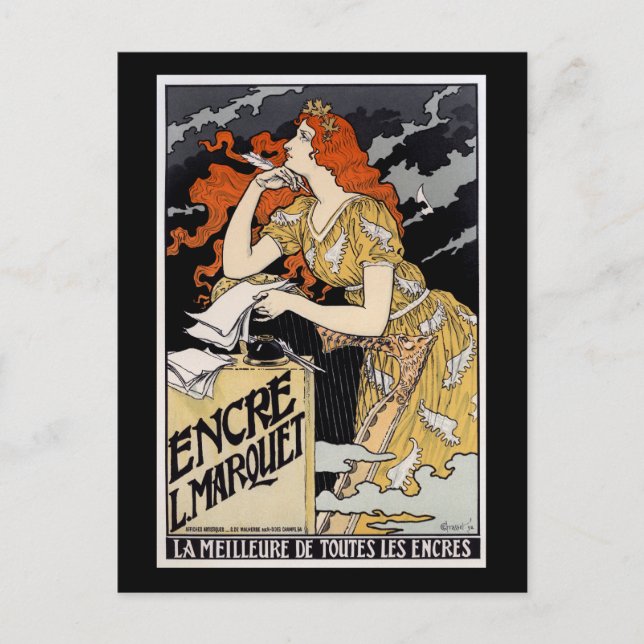 Encre L. Marquet, Eugène Grasset Vykort (Framsida)