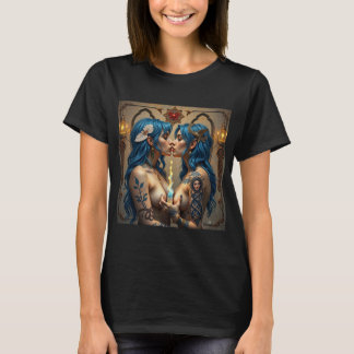 Encuentro de Almas con Llama Etérea T Shirt