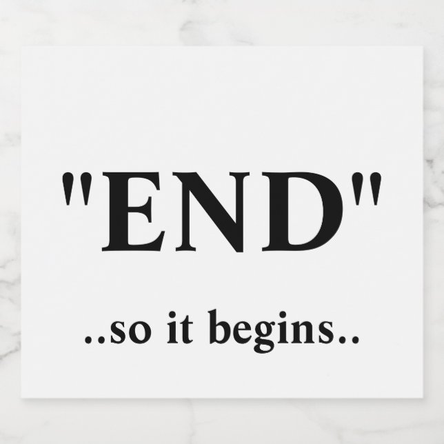 END (Enkel etikett)
