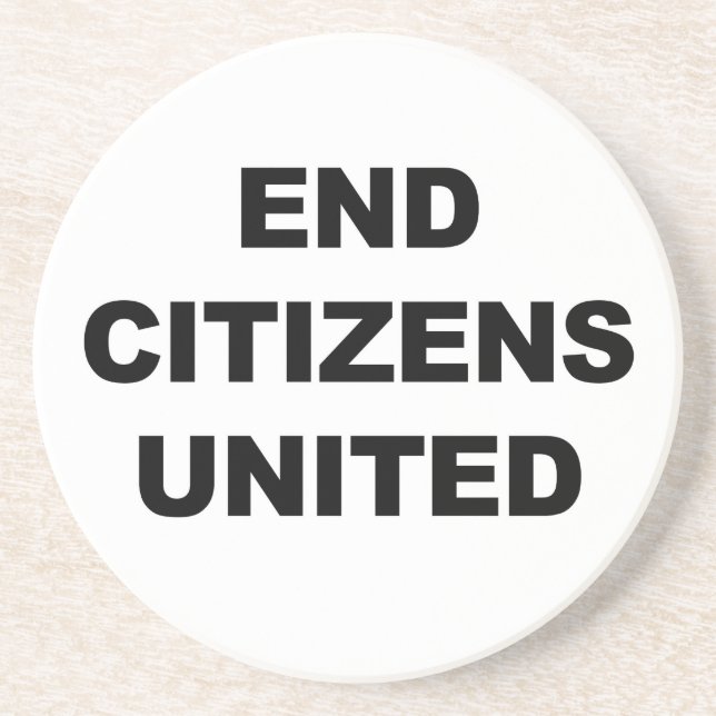 End Citizens United Underlägg (Framsidan)