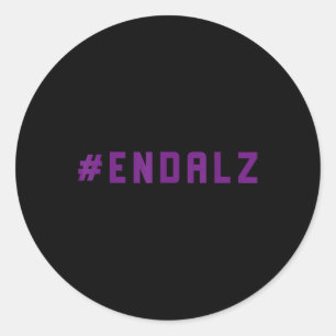 #end Heimers End End End End för Heimers Awareness Runt Klistermärke