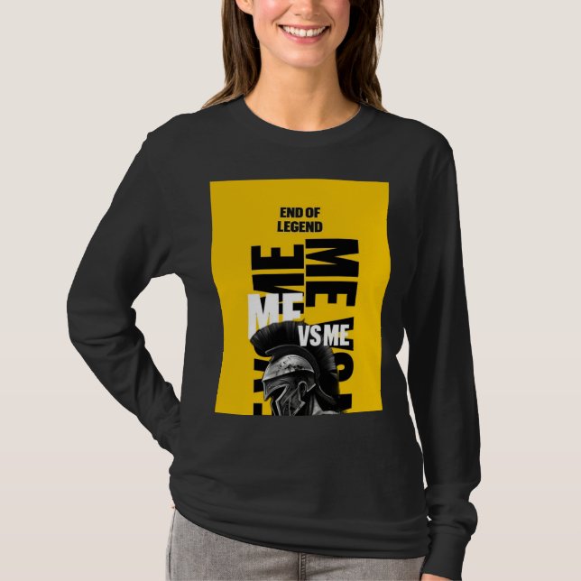 End of Legend Me vs Me Graphic Sweatshirt T Shirt (Framsida)