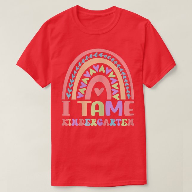 End Of The Year Kindergarten Teacher  T Shirt (Design framsida)