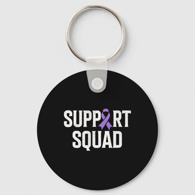 End Overdose Support Squad Overdose Awareness 1  Nyckelring (Framsida)