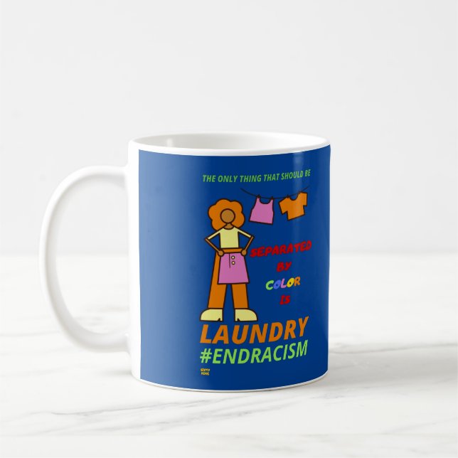 "END RACISM" KAFFEMUGG (Vänster)
