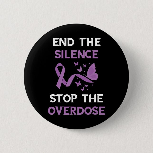 End The Silence Purple Ribbon Overdose Awareness M Knapp (Framsida)